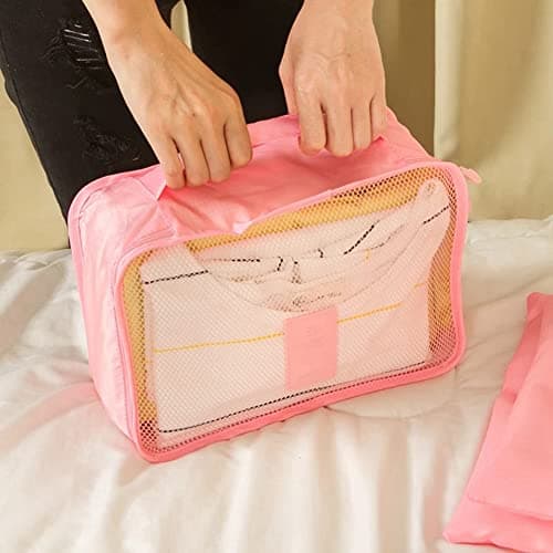 JUJIAN 6Pcs Travel Storage Lock Set For Leather Decorative Organizer Closet Suitcase Pouch Travel Organizer Vest Case Pack 3 — view 6