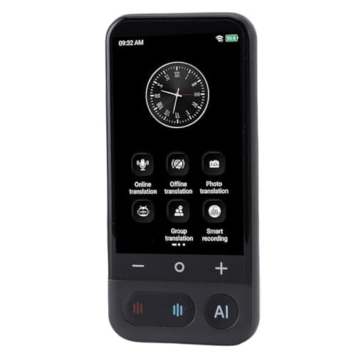 Generic Language Translator Device Efficient Multilingual Support for Travel Business ABS Portable WiFi Record Translation for Senior Users