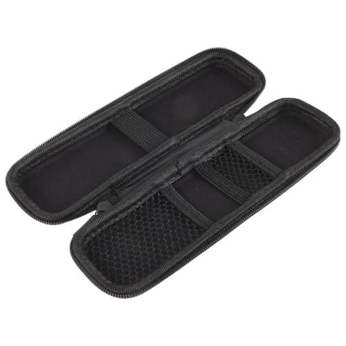 INOOMP Sturdy with Wear-Resistant Hard Shell Electric Toothbrush Case Plastic Black and Spill-Proof Design, Portable Toothbrush Travel Case Suitable for Travel and Daily Use
