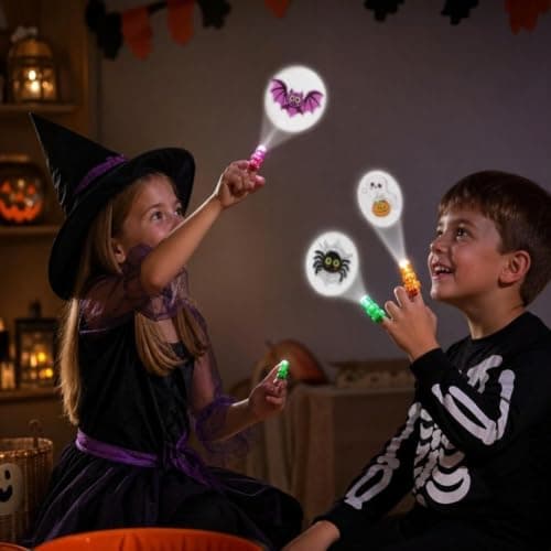 36PCS Halloween Finger Projector Lights,Halloween Finger Lights Toys — view 6
