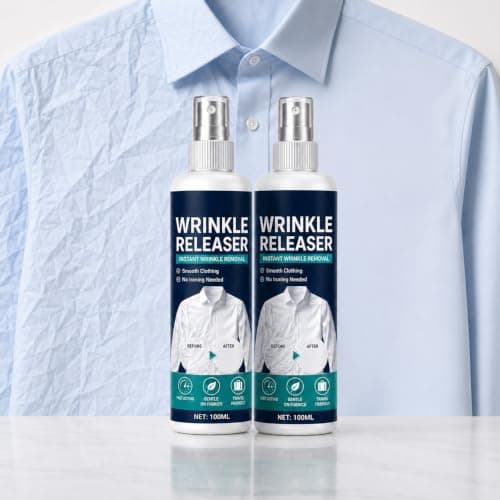 Crease Release Spray,Wrinkle Releaser Spray, No Iron Fabric Smoothing Agent