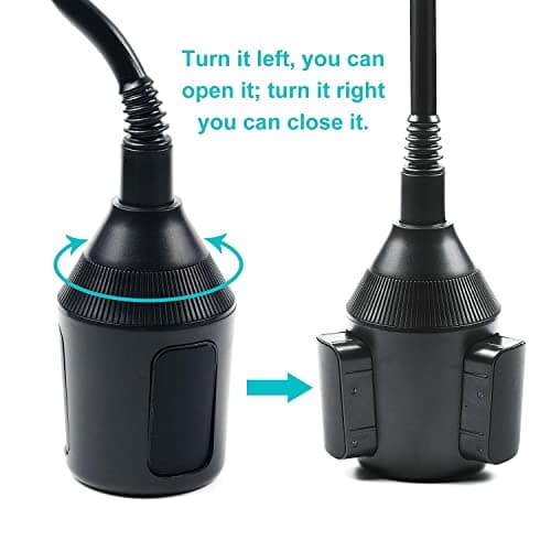 AMIGOB Cup Holder Phone Mount Adjustable Car Phone Holder Cup Holder Cell Phone of Smart Phone — view 3