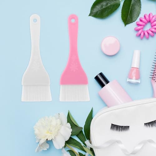 BESPORTBLE 2pcs Travel Size Body Powder Brush Set with Soft Nylon Bristles Plastic Handle, Fluffy Makeup Brush for Facial Mask Application and Body Bronzer, Convenient and Versatile Beauty — view 5