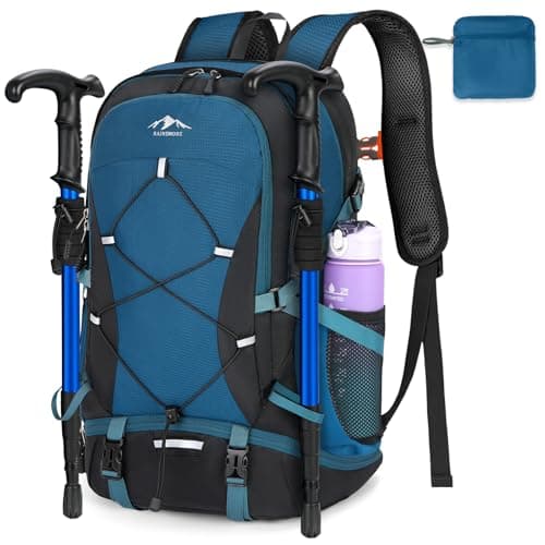 RAINSMORE Hiking Backpack 40L Foldable Lightweight