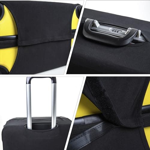 Suitcase Cover Luggage, Elastic Luggage Cover, Suitcase Protector Baggage Cover, Luggage Protective Cover, Suitcase Cover Protectors, Dustproof Trolley Baggage Protector, for Wheeled (M: 22-24 Zoll) — view 6