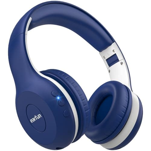 EarFun K2 Kids Headphones Wireless with Mic 45H Playtime, Volume Limit