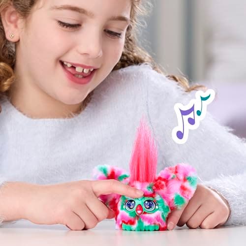 Hasbro Furby Furblets Pep-Mint Mini Plush Toy — view 6