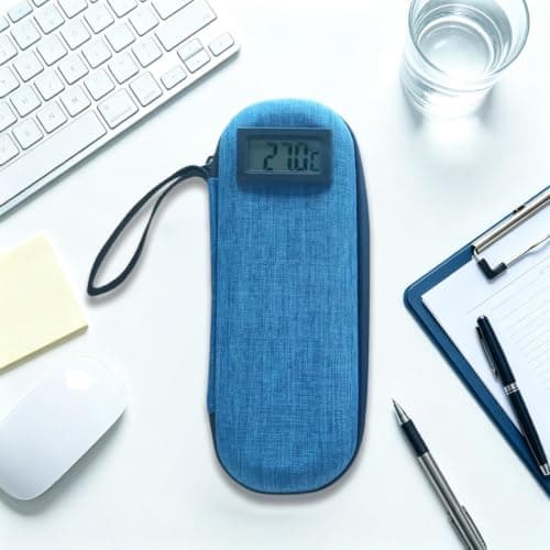 Compact Cooler Case - Temperature Display Insulated Medication Storage — view 5