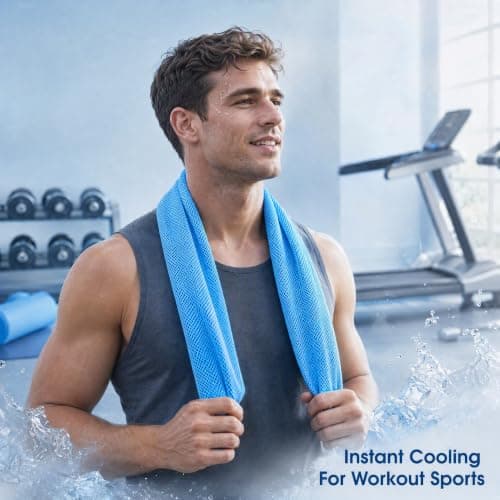 Boyfield Cooling Towel 4 Pack, Microfibre Ice Towel for Gym Travel Neck — view 5