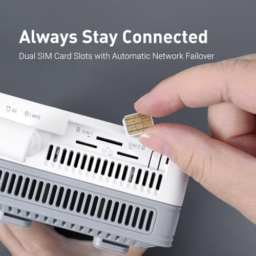 GL.iNet GL-XE3000 Puli AX 5G Router with Dual SIM and 6400mAh Battery — view 3