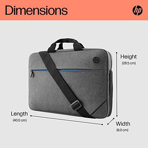 HP Prelude 15.6 inch Topload Laptop Bag | Slip On Padded Straps | Compatible With Laptops Up To 15.6 inch | Protect Your Tech With Water Resistance And Padded Construction — view 4