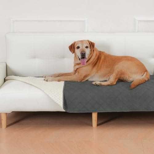HezzLuv Waterproof Dog Blanket, Soft Sofa Cover Pet Blankets Anti-Slip Mat