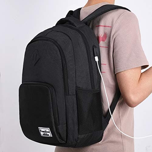 YAMTION School Backpack,Unisex College Backpack Laptop Bookbag Teens Computer Backpack for High School University Work Office — view 2