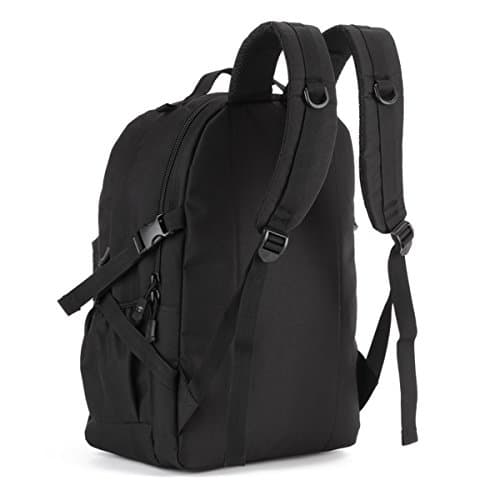YuanWen Hiking Backpack 40L Casual Backpack Military Tactical Rucksack Waterproof Assault Pack School Bag for Men Women Camping Laptop Backpack Trekking Backpack Black — view 2