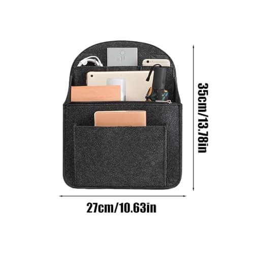 Felt Bag Organizer Insert,Travel Rucksack Insert with High Capacity | Multi-Pocket Luggage Organization Rucksack Storage Divider Liner for Electronic Accessories Phone Tablet Umbrellas Cosmetics Bottl — view 5