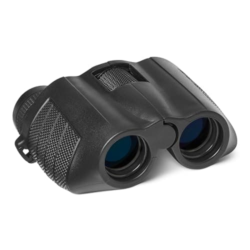 Amazon Basics 7x25 Mini Compact Binoculars for Adults, FMC Optics, BAK-4 Prism, Lightweight Portable Design for Travel and Outdoor Use, Black