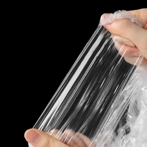 DraCra 10 Pack Backpack Rain Cover Disposable Waterproof Cap Elastic Covers Protector Compact Raincoat Raincover for Outdoor Camping Hiking Cycling Travel Trikking Emergency 15L-40L — view 5