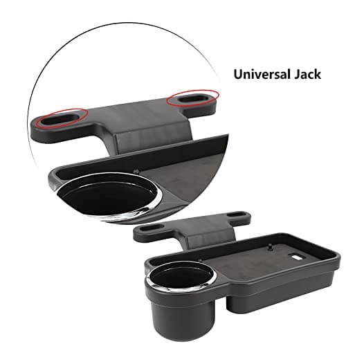 WANGCL Car Back seat Organizer with Foldable Table Tray Universal Portable Foldable Auto Headrest Drink Holder Stand Food Tray — view 4