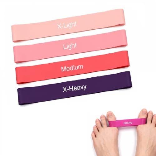 5 Pcs Toe Resistance Bands – Latex Toe Stretchers for Foot Exercise