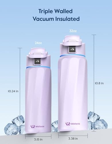 WaterH Boost Smart Water Bottle Tracker with Reminder to Drink Water, 710ml — view 5