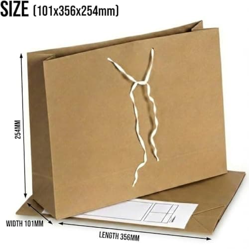 Pack of 10 Foolscap Manilla Document Storage Cases - Stuff 4 Office - Storage Bags - Durable Archive Bags for Files, Folders & Office Organisation — view 2