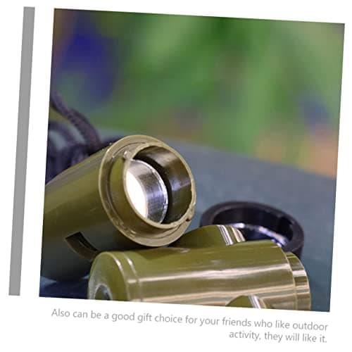 Toddmomy 2pcs Emergency Survival Whistle Abs Outdoor Whistle Tool — view 3
