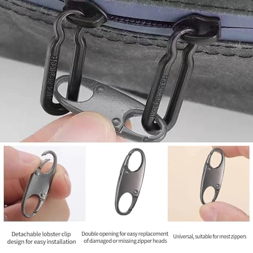 CSLGDMAI 6PCS Zipper Lock Clips,Outdoor Travel Clip — view 3