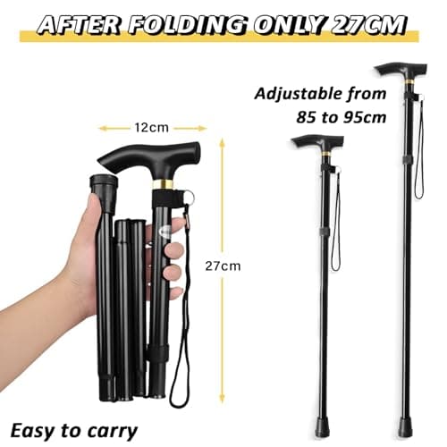 Walking Stick Adjustable Folding for Women and Men — view 2