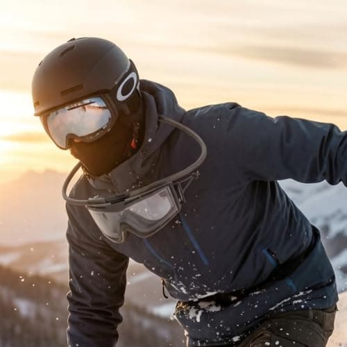 Ameble Goggle Defogger with Adjustable Fan Anti Fog System for Goggles Airsoft Goggles with Fan Kit for Motorcycle Skiing — view 3
