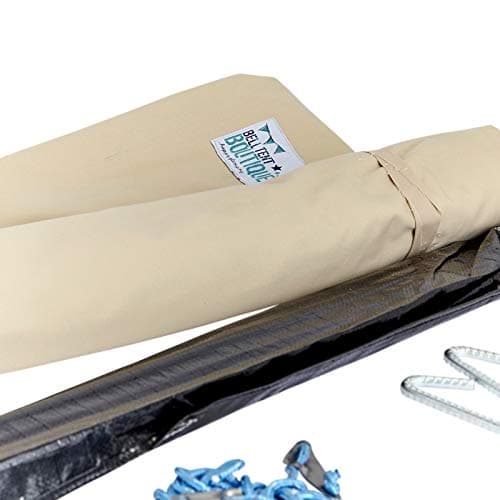 Bell Tent Boutique 285gsm Medium 100% Natural Canvas Bell Tent Awning Kit – 3.6m x 2.4m Canvas with 3 x 1.9m Pole & 8 Pegs and Guy Ropes | Includes Storage Bags — view 3