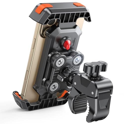 CIRYCASE Motorbike Phone Holder [Upgraded Vibration Damp], Bike Phone Mount