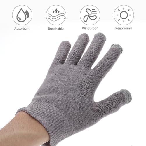 Gel Gloves Cotton Breathable Reusable Touchscreen Hand Care — view 3
