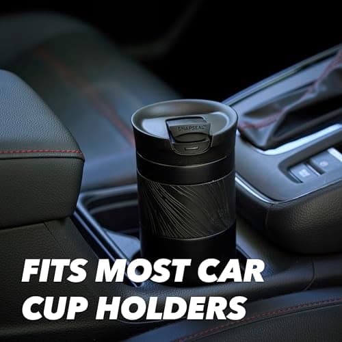 Contigo Byron Snapseal Travel Mug | Stainless Steel Thermal-Mug | Insulated Coffee to go cup | 100% leakproof | Keeps hot for 7 hours | Dishwasher safe lid | 470 ml | Licorice — view 6