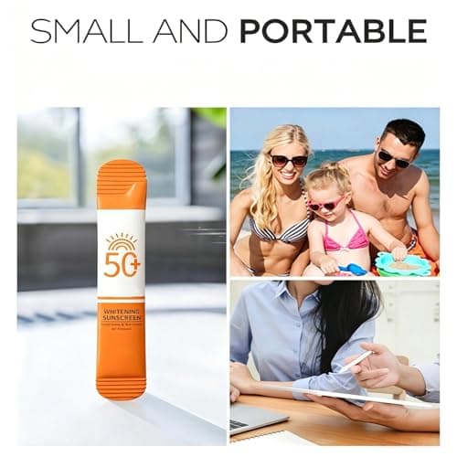 Mini Sunscreen SPF 50+ 8g, 24 Pack Travel Size Sun Cream for Face & Body, Waterproof & Non-Greasy, No White Cast, Lightweight UV Protection for Daily Use — view 6