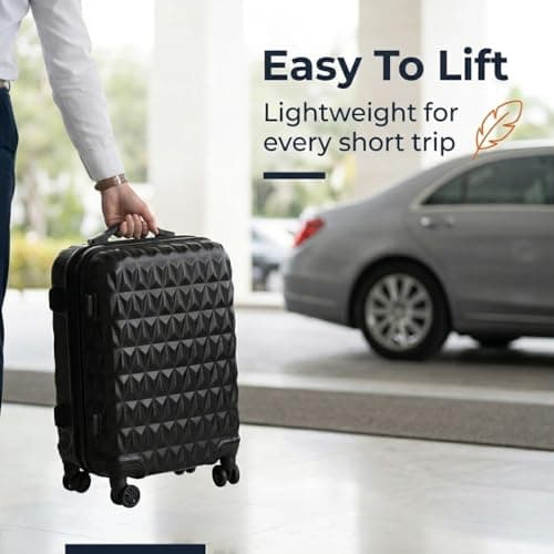 CMY Suitcase 20 Inch Cabin Hard Shell Lightweight ABS Carry-On Luggage — view 2