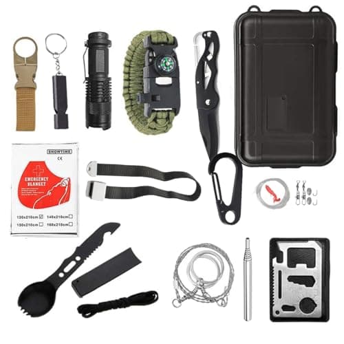 Sanbore 13-in-1 Survival Kit: Essential First Aid & Survival Tools for Emergency Preparedness