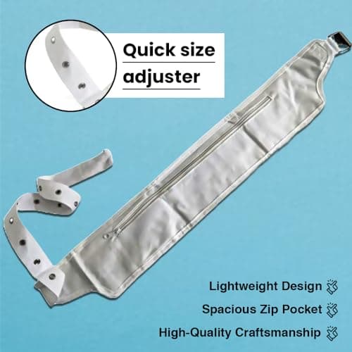 BML Hajj Umrah Waist Belt Ihram Pilgrimage Bag with Zip Pocket for Passport Money Travel Organizer — view 3