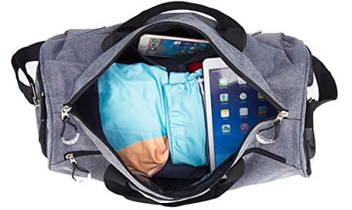 Gym Bag with Shoes Compartment and Wet Pocket, Duffle Bag for Sports Travel — view 4