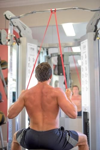 Sixstore Pull Up Bands & Resistance Bands, Rubber Heavy Duty Loop Band for Men & Women, Build Fit Power & Muscle, Training, Fitness Assist Pull Ups, Gym Exercise Red — view 5