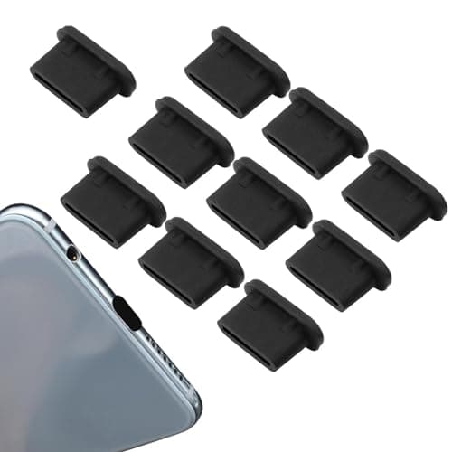 Usb C Plug Cover | Silicone Usb Charging Port Cover | Phone Cover USB Charging Port | Dustproof Usb C Connector For Indoor And Outdoor Uses — view 2