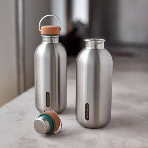 BLACK + BLUM Stainless Steel Water Bottle | Leak Proof | 600ml | Olive — view 3