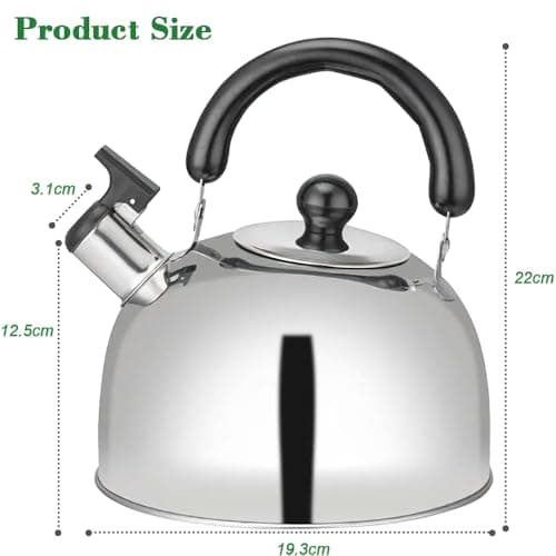 Ram© 3L Heavy Duty Camping Kettle Gas Stove Portable Tea Pot — view 4