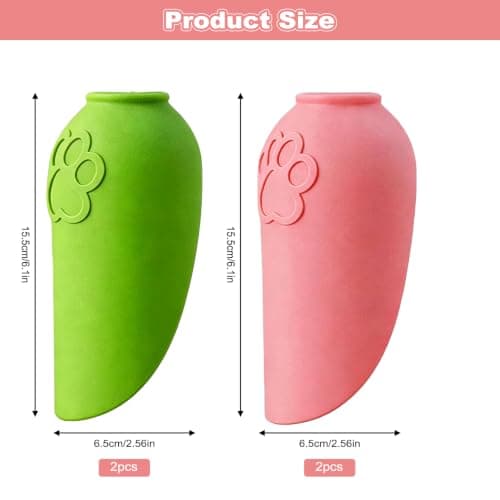 4 Pcs Portable Dog Water Bottles Attachment for Walks, Slip-On Travel Bowl — view 2