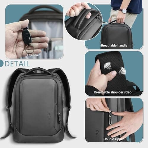 HEROIC KNIGHT Laptop Backpack for Men,17.3 Inch Large Laptop Rucksack — view 4