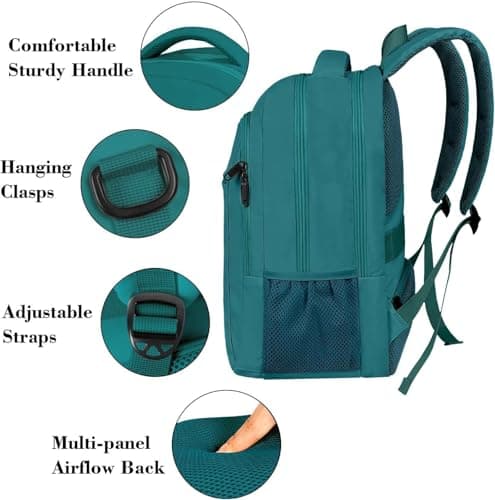MATEIN Travel Laptop Backpack, Work Bag Lightweight Laptop Bag, 15.6 Inch — view 3