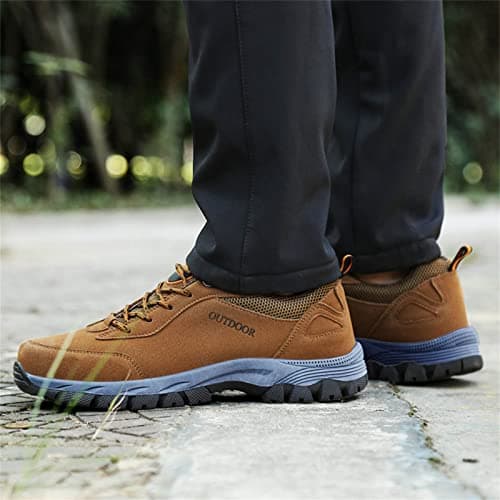 Men'S Running Shoes Low Top Lace Up Walking Trainers Non Slip Hiking Shoes — view 3