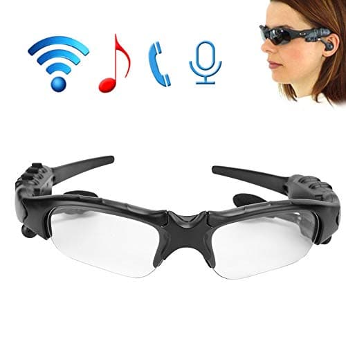 Bewinner Bluetooth 5.0 Solar Powered Sunglasses Headphone Wireless Stereo — view 3