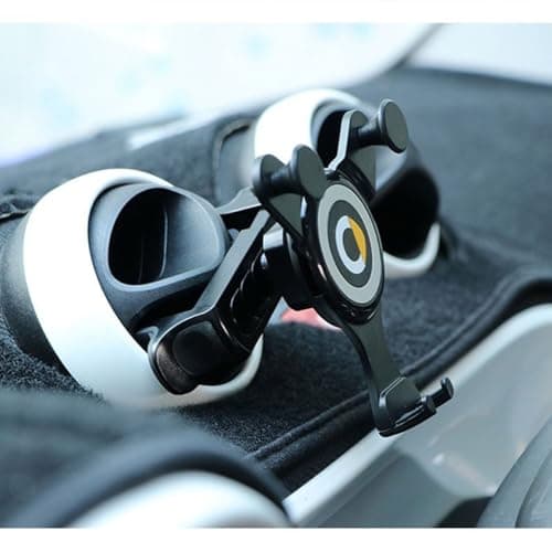 SHIFENG For Smart 453 Fortwo Forfour 2015-2021 Car Interior Dashboard Air Vents Mount Mobile Phone Holder Accessories — view 4