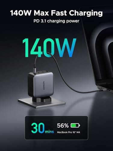 UGREEN USB C Charger 200W Nexode GaN Fast Charger 4-Port Laptop Charger — view 5