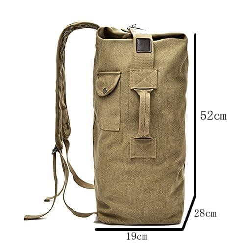OAREA Large Capacity Travel Climbing Bag Tactical Military Backpack Women Army Bags Canvas Bucket Bag Shoulder Sports Bag — view 5